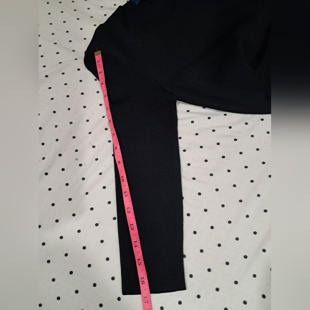 NWT Rachel Roy Black Ribbed Midi Knit Dress with Back Cutout Size:S - Picture 6 of 16